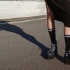 Сарафан из льняной ткани, черного цвета