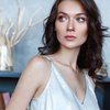 Сарафан из льна с серебристым отливом