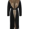 Туника двусторонняя черная с золотом из фактурной ткани