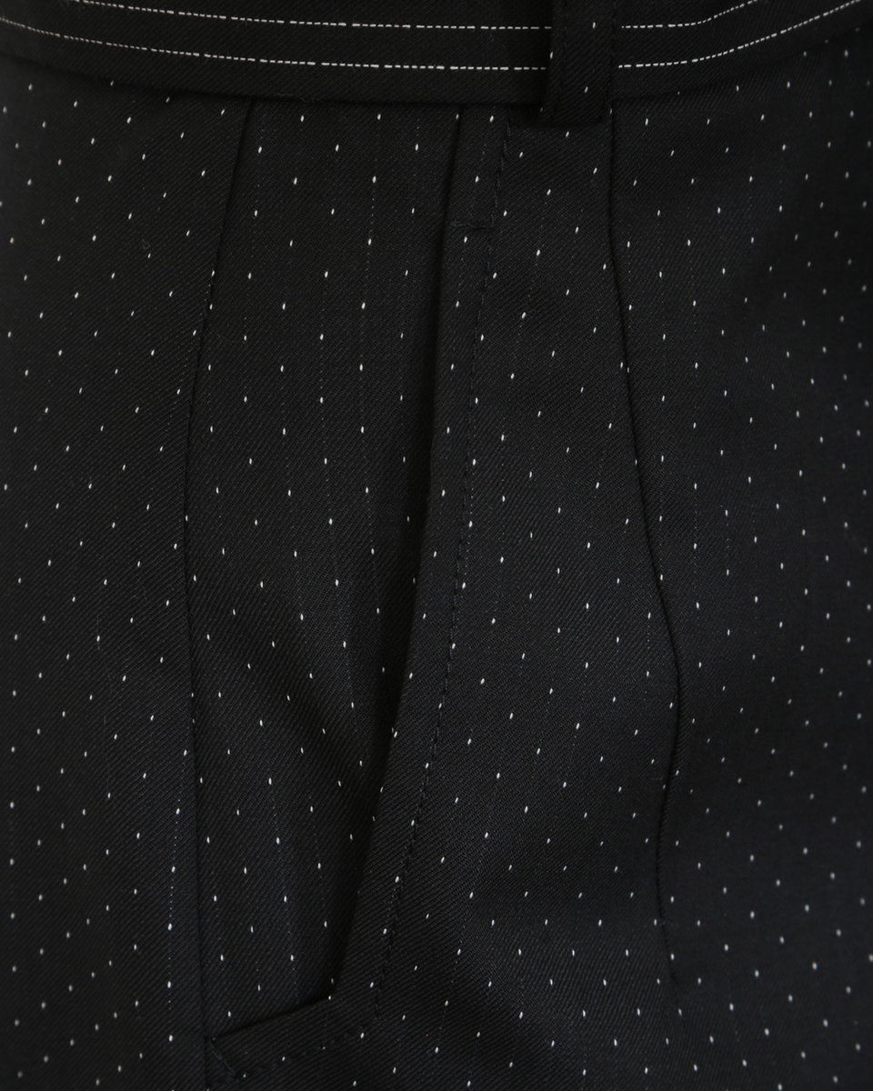 Юбка из костюмной ткани с асимметричным подолом