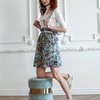 Юбка с принтом "камуфляж"