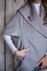 Жакет серого цвета из твида с узором «елочка» www.EkaterinaSmolina.ru