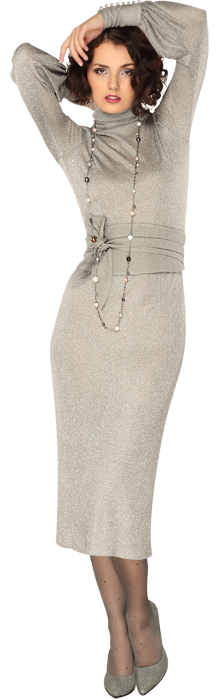 Платье «Серебристое»