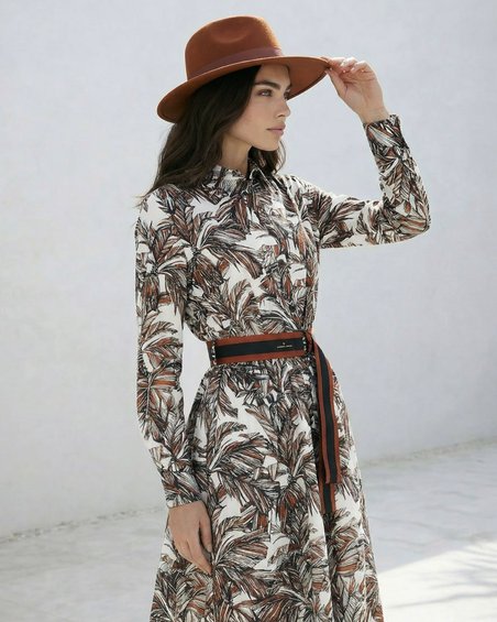 Фетровая шляпа Denis с рельефом на тулье, кирпич