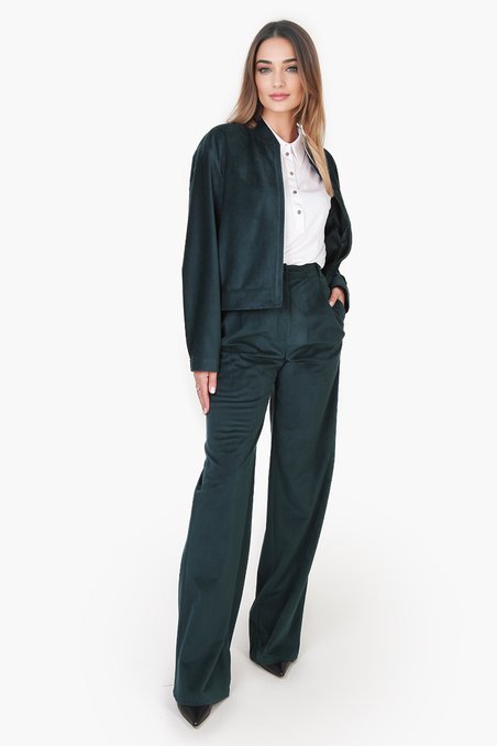 Бомбер с вышивкой и брюки