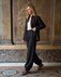 Брюки черные из итальянского льна www.EkaterinaSmolina.ru