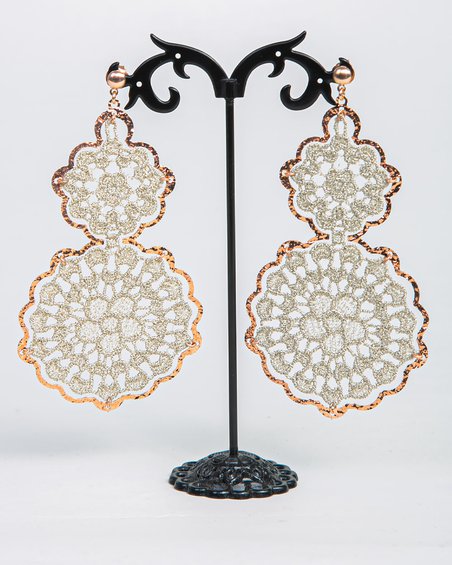 серьги Матрешки, серые в серебр.металле, застежка "гвоздик"