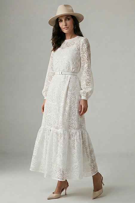 Платье «Белая роза»

