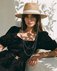Соломенная шляпа Denis, цвета Бао со съемной цепочкой www.EkaterinaSmolina.ru