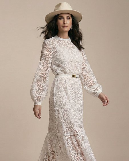 Платье «Белая роза»
