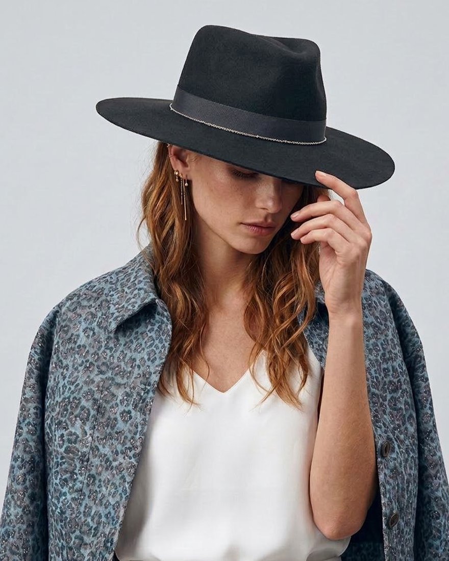 Шляпа фетровая Denis графит www.EkaterinaSmolina.ru