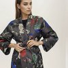Limited ed. Пальто с принтом “Лица” из французского жаккарда