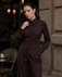 Костюмная жилетка, цвета горького шоколада www.EkaterinaSmolina.ru