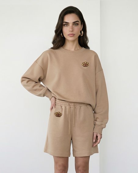 Шорты трикотажные цвета "Мускатный орех"