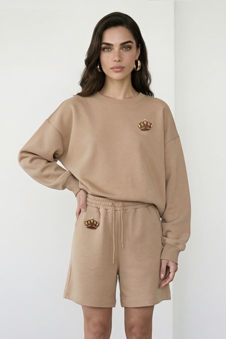 Шорты трикотажные цвета "Мускатный орех"