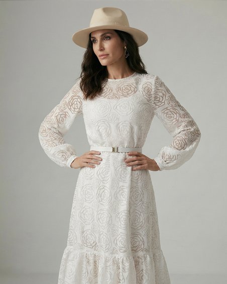 Платье «Белая роза»
