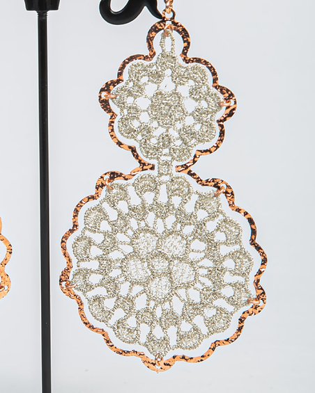 серьги Матрешки, серые в серебр.металле, застежка "гвоздик"