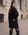 Пальто с меховыми рукавами www.EkaterinaSmolina.ru