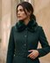 Пальто с юбкой-плиссе цвета мирта www.EkaterinaSmolina.ru