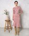 Платье с воланом розового цвета www.EkaterinaSmolina.ru