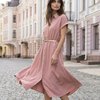 Платье рубашка цвета пыльной розы