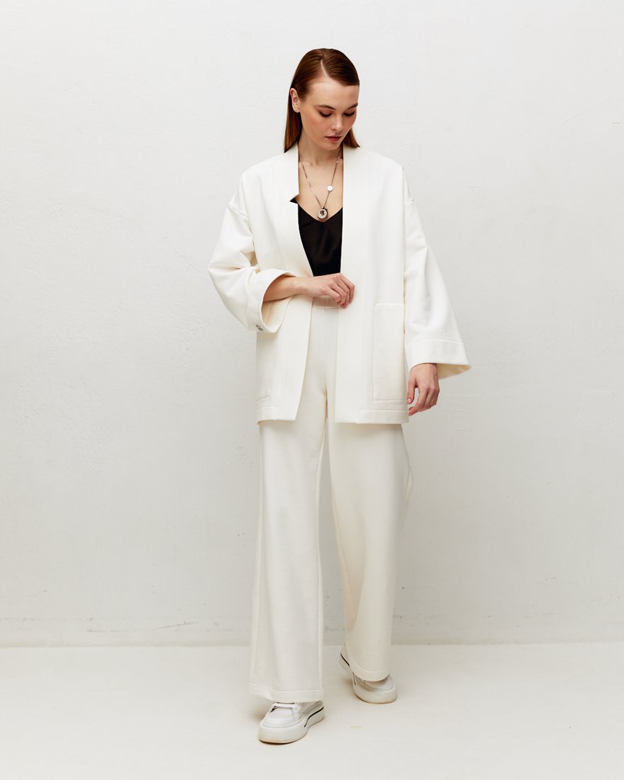 Комплект из футера  кимоно и брюки www.EkaterinaSmolina.ru