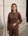 Жакет трикотажный шоколадного цвета www.EkaterinaSmolina.ru