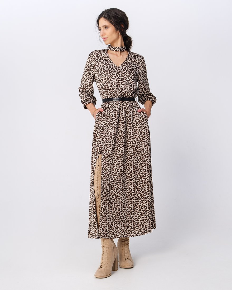Платье в леопардовый принт www.EkaterinaSmolina.ru