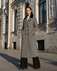 Пальто с брошью «Матрешка» www.EkaterinaSmolina.ru