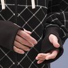Пальто-худи в клетку