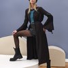 Платье-туника с бахромой и бисером