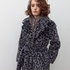 Эко шубка из леопардового меха