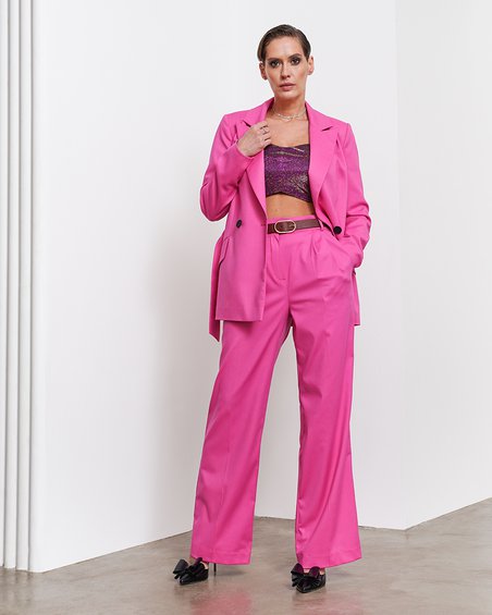 Кроп-топ с люрексом