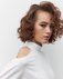 Бадлон с вырезом на плече в белом цвете www.EkaterinaSmolina.ru