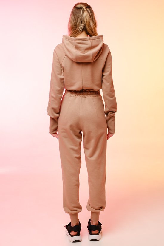 Комбинезон трикотажный цвета "Мускатный орех"