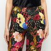 Комплект из кимоно и брюк, принт "Лица и цветы"