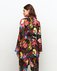 Комплект из кимоно и брюк,  принт "Лица и цветы" www.EkaterinaSmolina.ru
