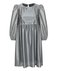 Платье серебряного цвета с воланами www.EkaterinaSmolina.ru