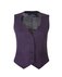 Жилет классического кроя, цвета темный пурпур www.EkaterinaSmolina.ru