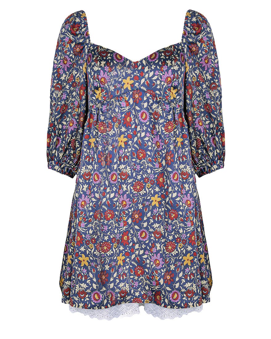 Платье беби-долл «Пурпурный сад» www.EkaterinaSmolina.ru