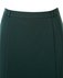 Юбка-трапеция с двумя разрезами из джерси изумрудного цвета www.EkaterinaSmolina.ru