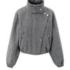 Жакет-косуха из итальянской шерсти с вышивкой Кошка на спине