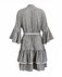 Платье серое в мелкий цветок с белый кружевом www.EkaterinaSmolina.ru