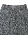 Мини-юбка из твида, цвета мерцающего серебра www.EkaterinaSmolina.ru