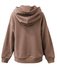 Худи на молнии с капюшоном цвета "Каппучино" www.EkaterinaSmolina.ru