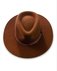 Фетровая шляпа Denis с рельефом на тулье, кирпич www.EkaterinaSmolina.ru