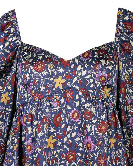 Платье беби-долл «Пурпурный сад»