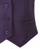 Жилет классического кроя, цвета темный пурпур www.EkaterinaSmolina.ru