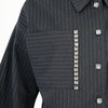 Рубашка с декором из кристаллов