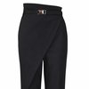 Брюки на запах темно серые